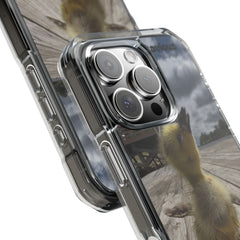 Adorable Duckling Magnetic Clear Phone Case, Cute Animal Cover, Unique Gifts for Animal Lovers, Phone Protection, Everyday Use
