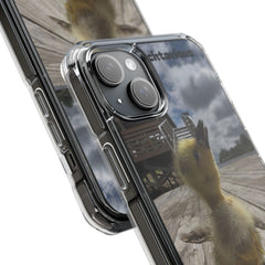 Adorable Duckling Magnetic Clear Phone Case, Cute Animal Cover, Unique Gifts for Animal Lovers, Phone Protection, Everyday Use