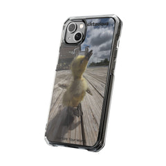 Adorable Duckling Magnetic Clear Phone Case, Cute Animal Cover, Unique Gifts for Animal Lovers, Phone Protection, Everyday Use