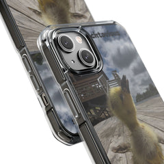 Adorable Duckling Magnetic Clear Phone Case, Cute Animal Cover, Unique Gifts for Animal Lovers, Phone Protection, Everyday Use