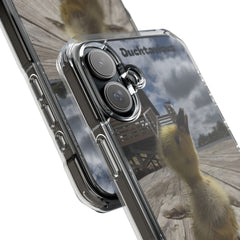 Adorable Duckling Magnetic Clear Phone Case, Cute Animal Cover, Unique Gifts for Animal Lovers, Phone Protection, Everyday Use