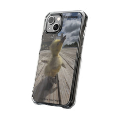 Adorable Duckling Magnetic Clear Phone Case, Cute Animal Cover, Unique Gifts for Animal Lovers, Phone Protection, Everyday Use