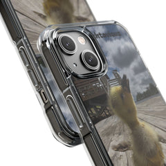 Adorable Duckling Magnetic Clear Phone Case, Cute Animal Cover, Unique Gifts for Animal Lovers, Phone Protection, Everyday Use