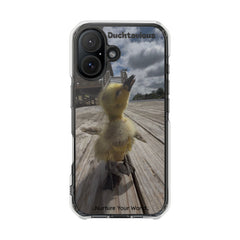 Adorable Duckling Magnetic Clear Phone Case, Cute Animal Cover, Unique Gifts for Animal Lovers, Phone Protection, Everyday Use