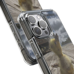 Adorable Duckling Magnetic Clear Phone Case, Cute Animal Cover, Unique Gifts for Animal Lovers, Phone Protection, Everyday Use