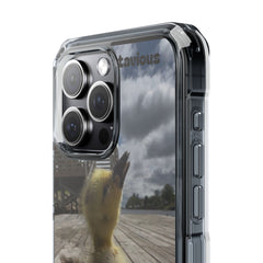 Adorable Duckling Magnetic Clear Phone Case, Cute Animal Cover, Unique Gifts for Animal Lovers, Phone Protection, Everyday Use