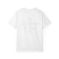Ducktavious Quirky Duck T-Shirt, Fun Casual Tee, Gift for Animal Lovers, Summer Apparel, Unique Animal Design, Lighthearted Fashion