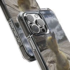 Adorable Duckling Magnetic Clear Phone Case, Cute Animal Cover, Unique Gifts for Animal Lovers, Phone Protection, Everyday Use