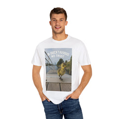 Ducktavious Quirky Duck T-Shirt, Fun Casual Tee, Gift for Animal Lovers, Summer Apparel, Unique Animal Design, Lighthearted Fashion