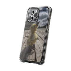 Adorable Duckling Magnetic Clear Phone Case, Cute Animal Cover, Unique Gifts for Animal Lovers, Phone Protection, Everyday Use