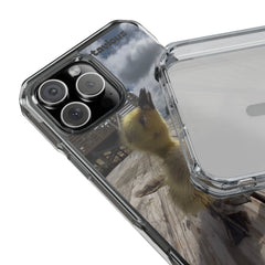 Adorable Duckling Magnetic Clear Phone Case, Cute Animal Cover, Unique Gifts for Animal Lovers, Phone Protection, Everyday Use